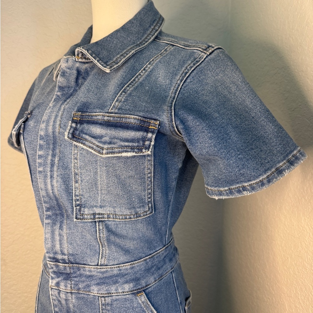 Good American Denim Jumpsuit